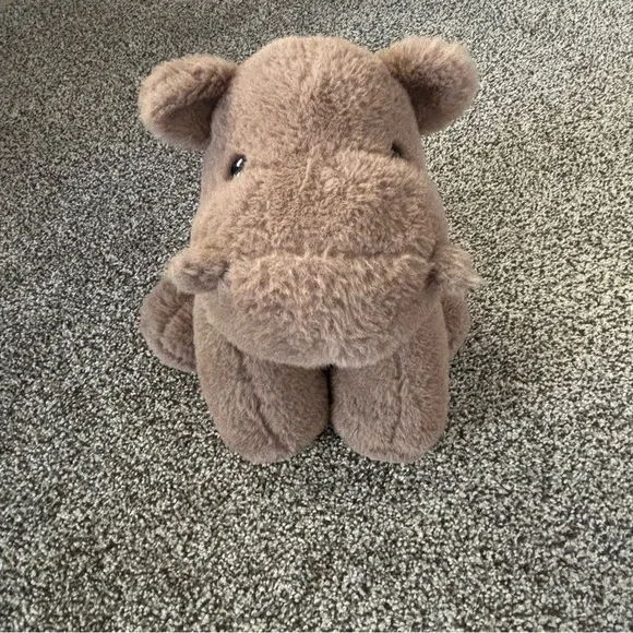 * Microwaveable Warming Hippo Stuffed Animal Huggable Warm Me Up Cuddle Comfort - Picture 6 of 8